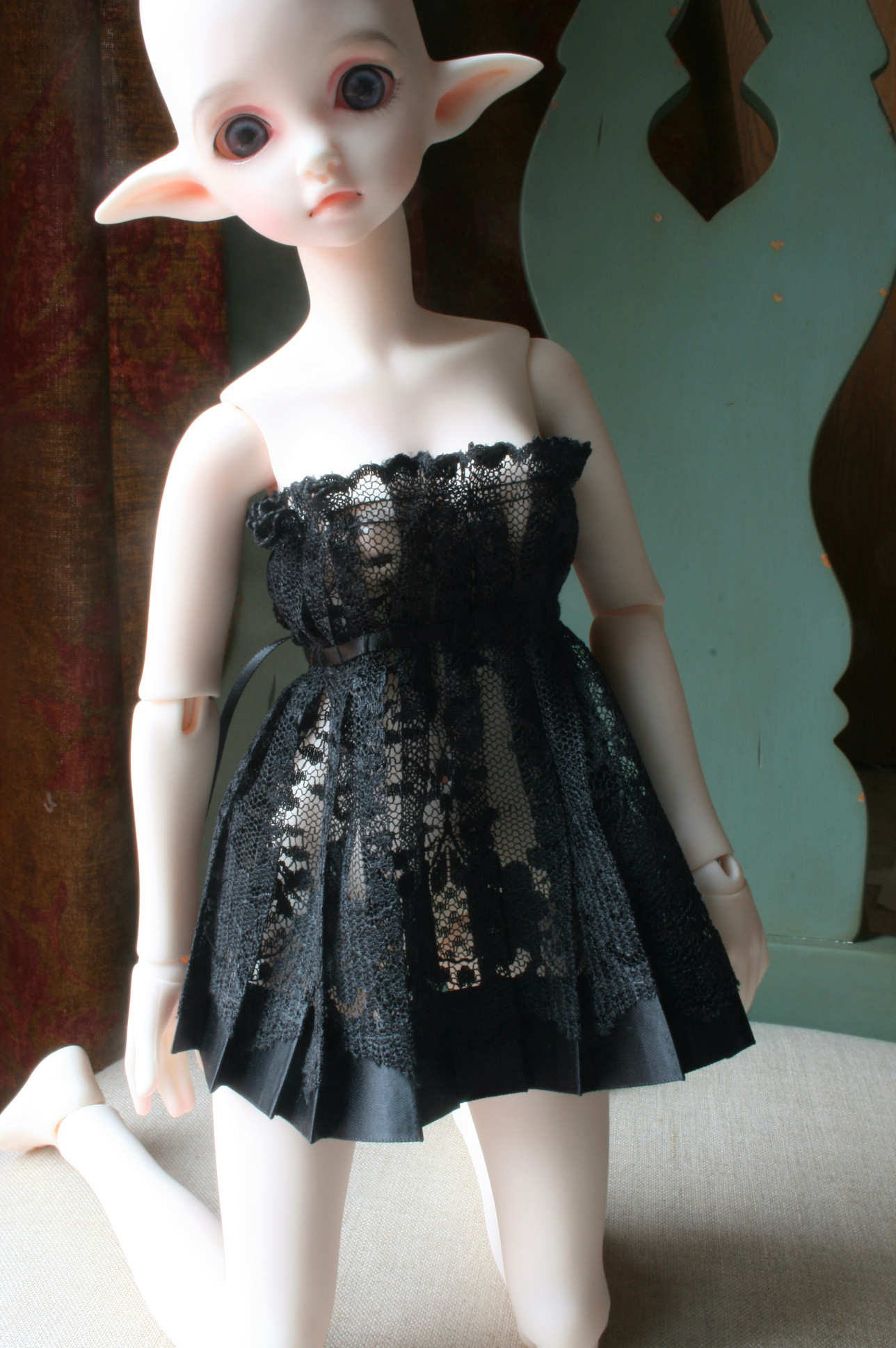 Black lace camisol